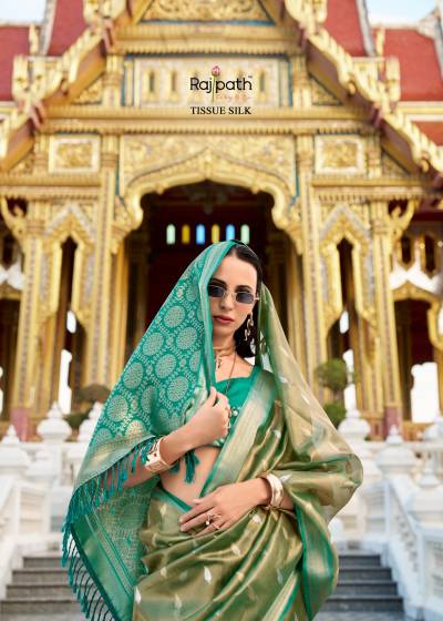 RAJPATH GOOD TIMES 119 TO 124 DESIGNER SILK SAREE WHOLESALER IN INDIA
